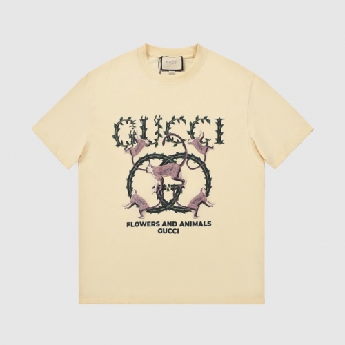 グッチユニセックス半袖Tシャツc03915アイボリー