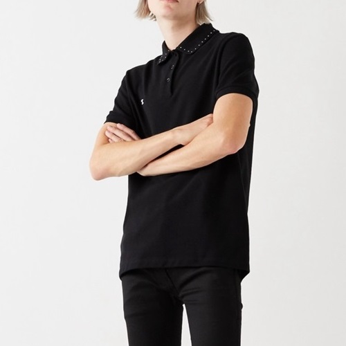 セリーヌユニセックスコットン半袖Tシャツl0138ブラック