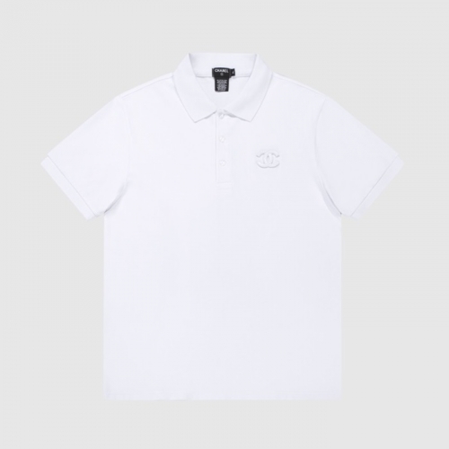 'シャネルユニセックス''コットン半袖Tシャツl0746ホワイト