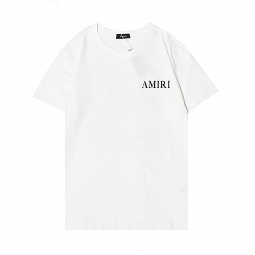 アミリユニセックスコットン半袖Tシャツ0262ホワイト
