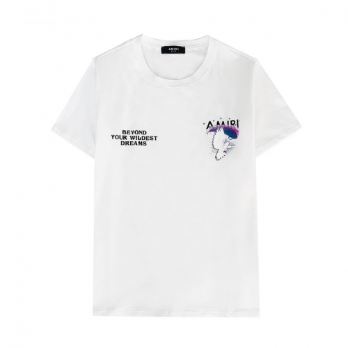アミリユニセックスコットン半袖Tシャツ0266(m2)ホワイト
