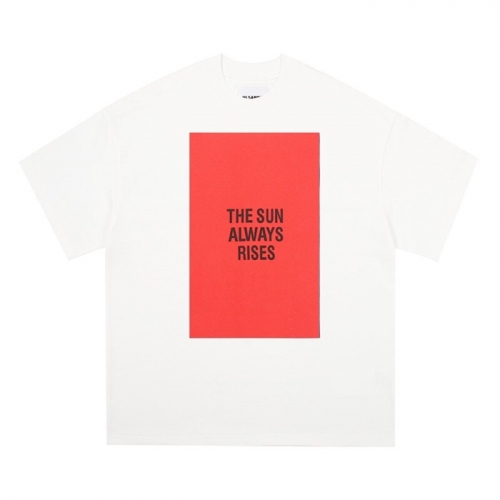 -ジルサンダーメンズベーシッククルーネックコットン半袖Tシャツl0022ホワイト