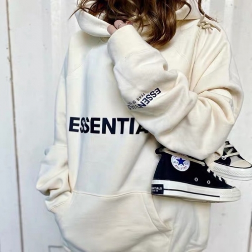 フィアオブゴッドユニセックスオーバーサイズコットンフーディa0325アイボリー