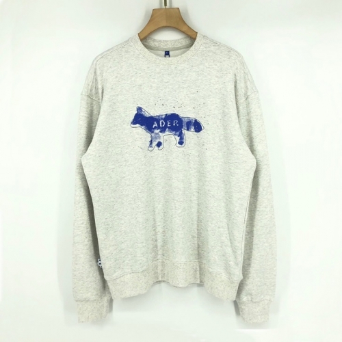 メンズミニマル長袖Tシャツe0016アイボリー