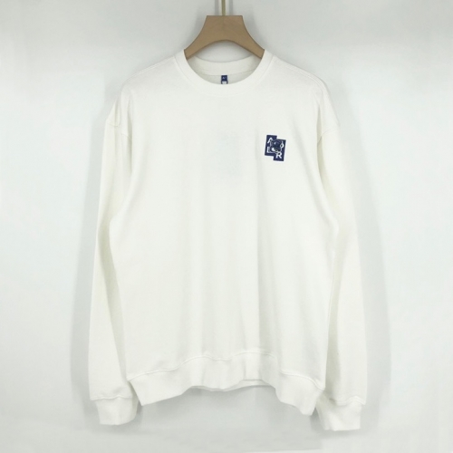 メンズミニマル長袖Tシャツe0019アイボリー