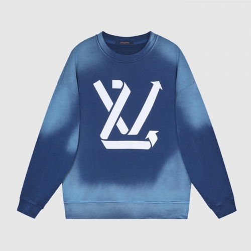 ルイヴィトンメンズカジュアルコットンスウェットシャツu03511ブルー