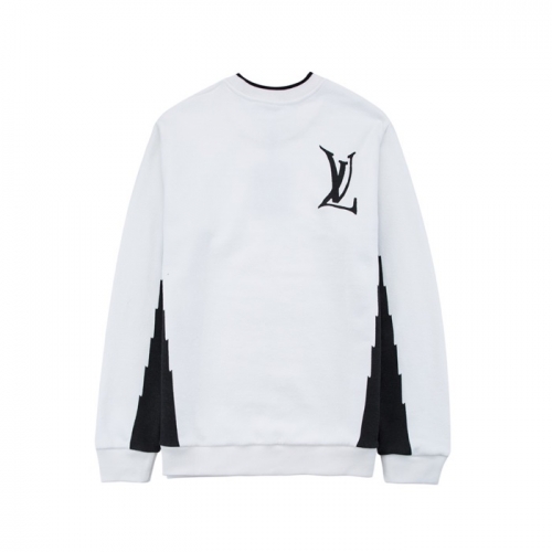 ルイヴィトンメンズカジュアルコットンスウェットシャツu03517ホワイト