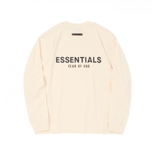 フィアオブゴッドメンズミニマル長袖Tシャツa0328アイボリー