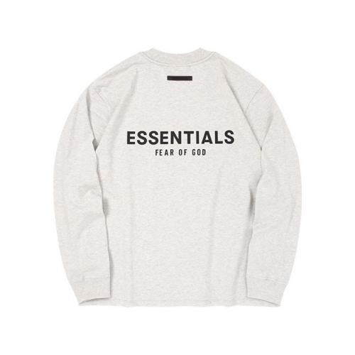 フィアオブゴッドメンズミニマル長袖Tシャツa0331ホワイト