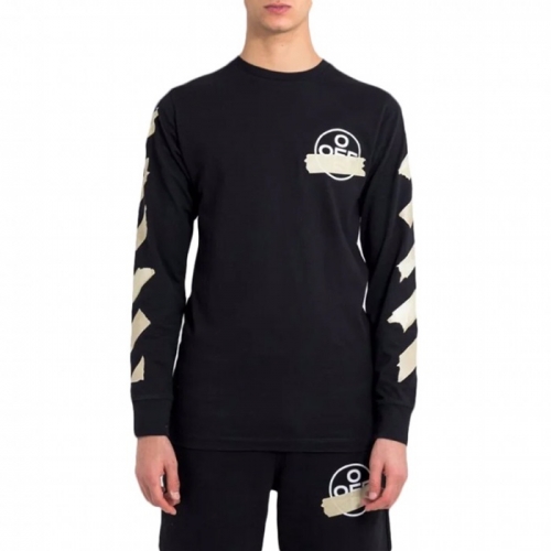 オフホワイトユニセックスオーバーサイズフーディf0766ブラック