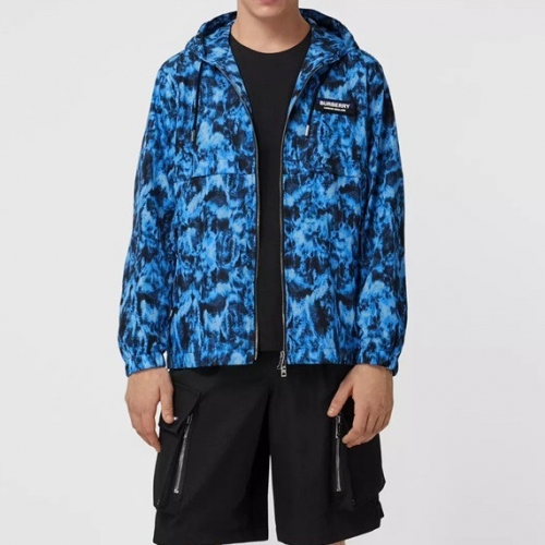 バーバリーメンズクラシックカジュアルジャケットr04062ブルー