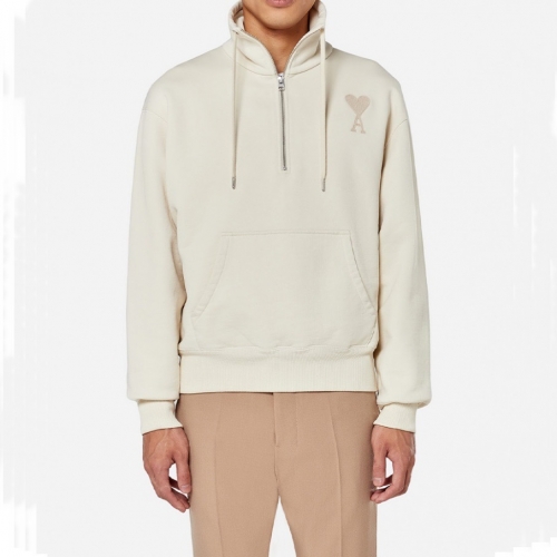 --アミメンズコットンスウェットシャツ0173アイボリー