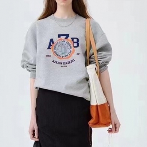 ユニセックスミニマル長袖Tシャツe0031グレー