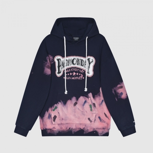 バッドマンデーユニセックスオーバーサイズコットンフーディd0017ピンク