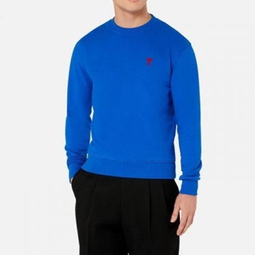 --アミメンズコットンスウェットシャツ0181ブルー