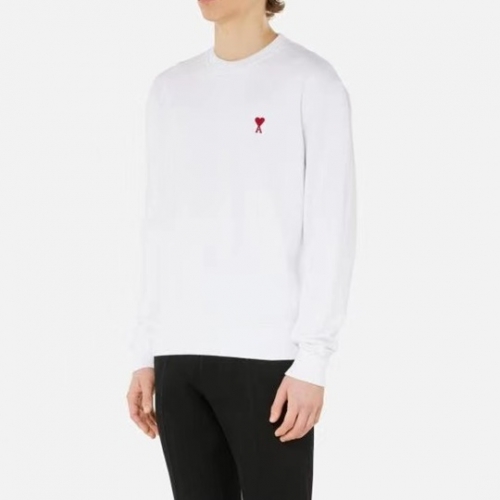 --アミメンズコットンスウェットシャツ0182ホワイト