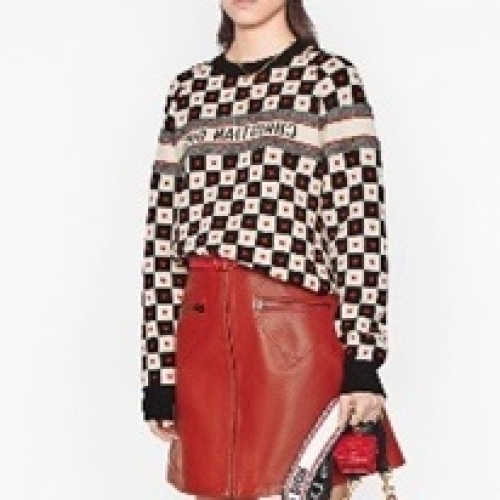 -ディオールレディースレトロタートルネックセーターo01390.ブラック