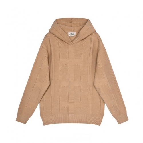 エルメスメンズカジュアルコットンフーディr0685キャメル