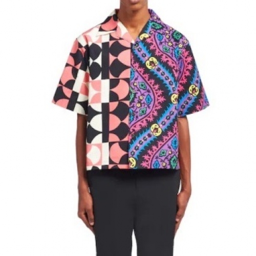 プラダメンズベーシックポロ半袖Tシャツa02364パープル