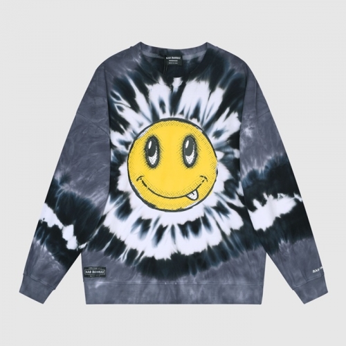 バッドマンデーユニセックスオーバーサイズコットンスウェットシャツd0018ブラック