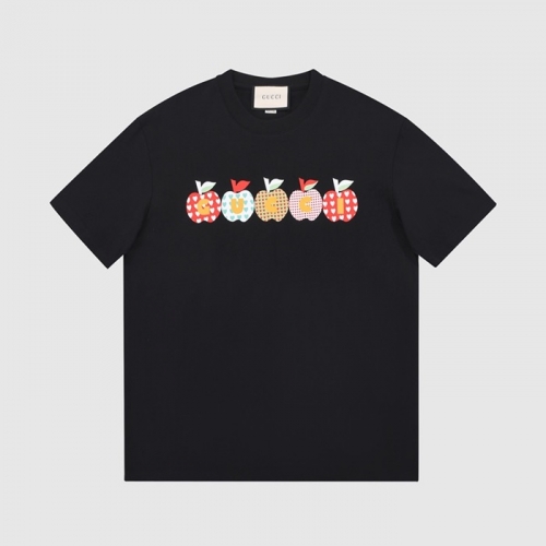 グッチユニセックス半袖Tシャツc03999ブラック