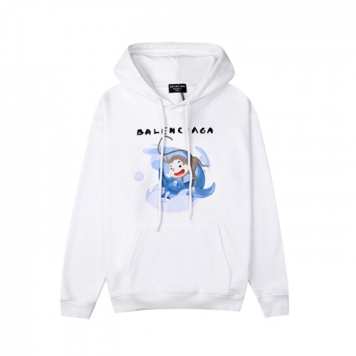バレンシアガユニセックスコットンフーディl01170ホワイト