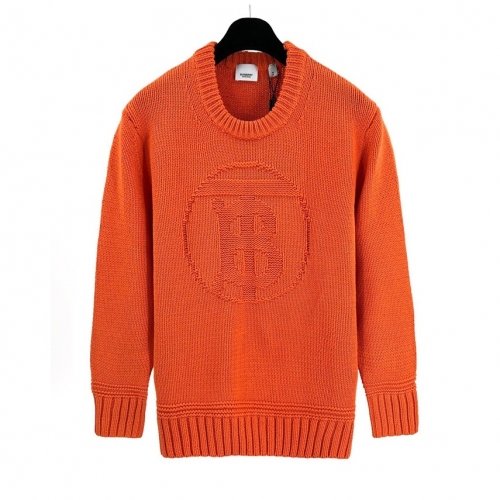 -エルメスメンズクルーネックウールセーターr0684オレンジ