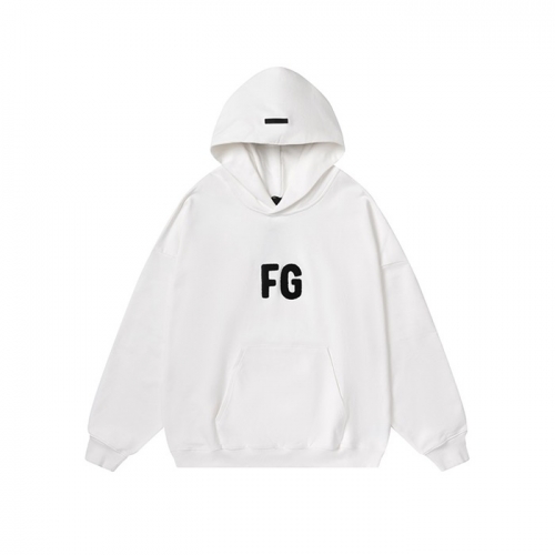 フィアオブゴッドユニセックスオーバーサイズコットンフーディa0335ホワイト