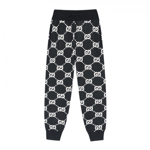 グッチメンズカジュアルパンツc04032ブラック