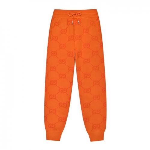 グッチメンズカジュアルパンツc04033オレンジ