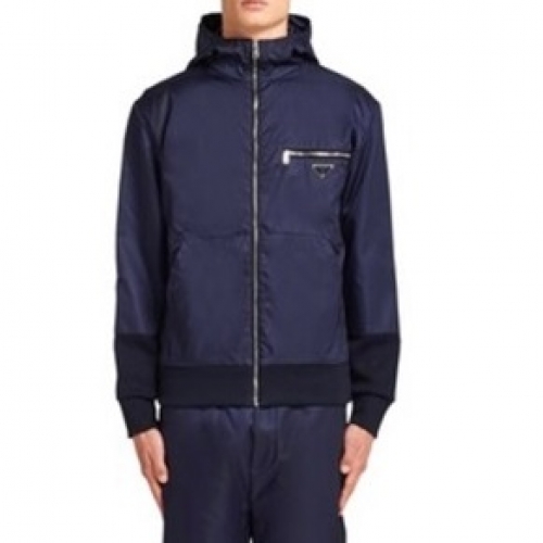 プラダメンズカジュアルコットントレーニングふく&パンツa02376ブラック