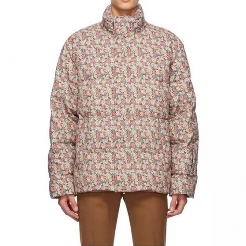 グッチユニセックスカジュアルダウン両面パディングc04044ブルー