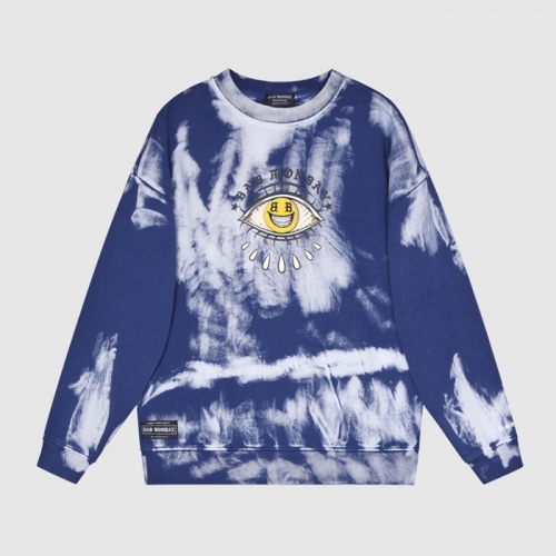 バッドマンデーユニセックスオーバーサイズコットンスウェットシャツd0029ブルー