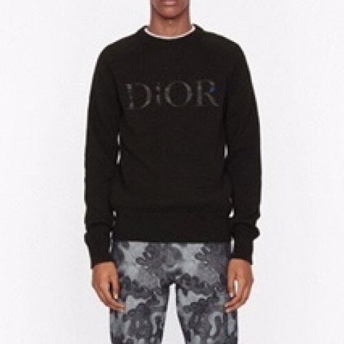 ディオールメンズカジュアルコットン長袖Tシャツo01419ブラック