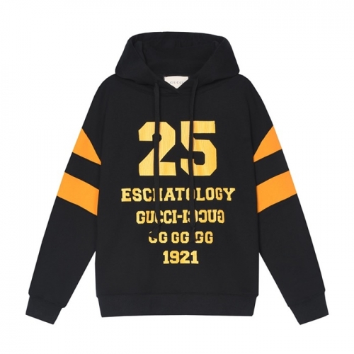 グッチユニセックスカジュアルフーディc04053ブラック