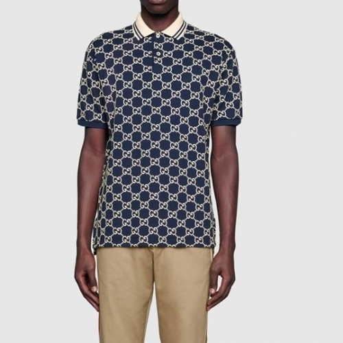 グッチユニセックス半袖Tシャツc04065ブルー