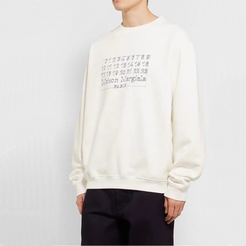 メゾンマルジェラメンズスウェットシャツi0060ホワイト