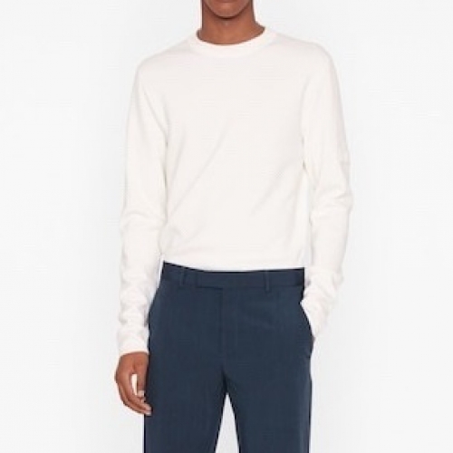 -ディオールユニセックスレトロクルーネックセーターo01440アイボリー