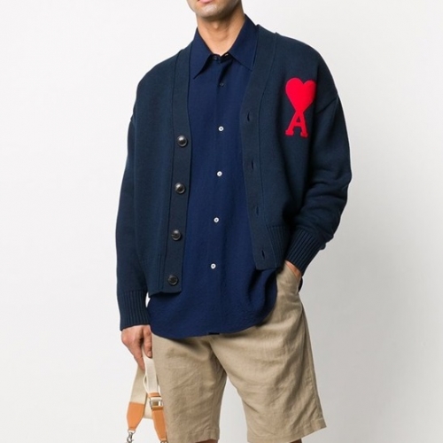 アミメンズカジュアルカーディガン0194ネイビー