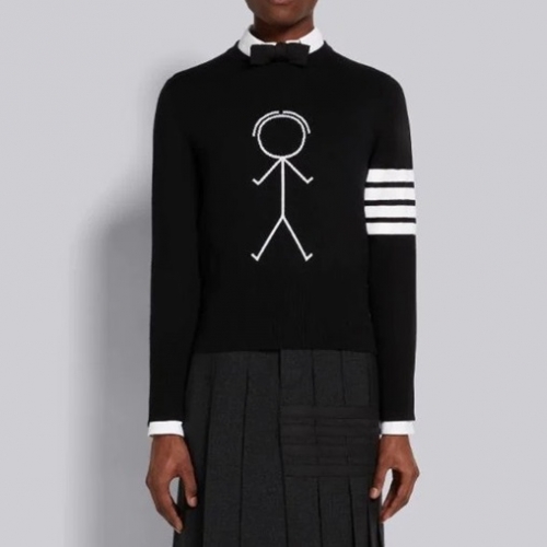 トムブラウンメンズストラップセーターm01430ネイビー