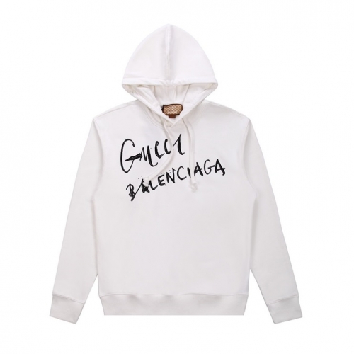 グッチユニセックスカジュアルフーディc04087ホワイト