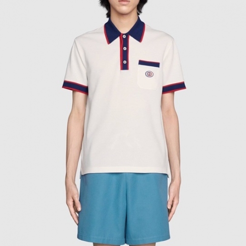 グッチユニセックス半袖Tシャツc04089ホワイト