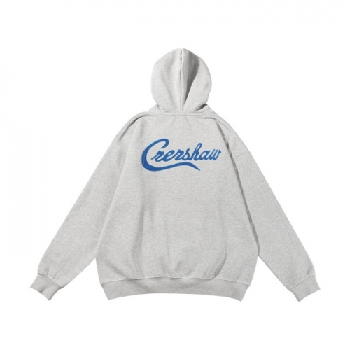 フィアオブゴッドユニセックスオーバーサイズコットンフーディa0346グレー