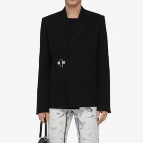 ジバンシィメンズモダンスーツジャケットv0555ブラック