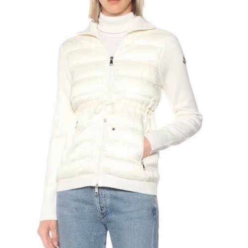 モンクレールレディースパッチモダンダウンショートパディングc02272ホワイト