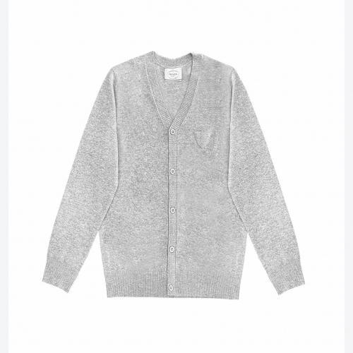 プラダメンズカジュアルカーディガンa02407グレー