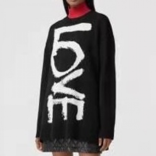 バーバリーレディースヴィンテージウールセーターr04121ブラック