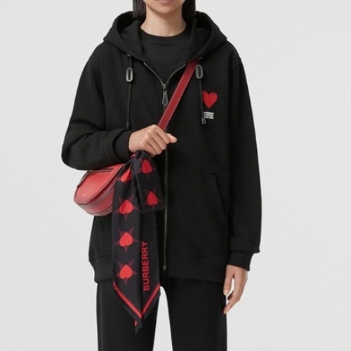 バーバリーメンズカジュアルコットンフーディr04122ブラック