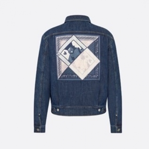 ディオールメンズモダンカジュアルジャケットo01449ブルー