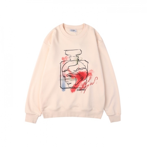 -シャネルレディースクルーネック長袖Tシャツl0792アイボリー